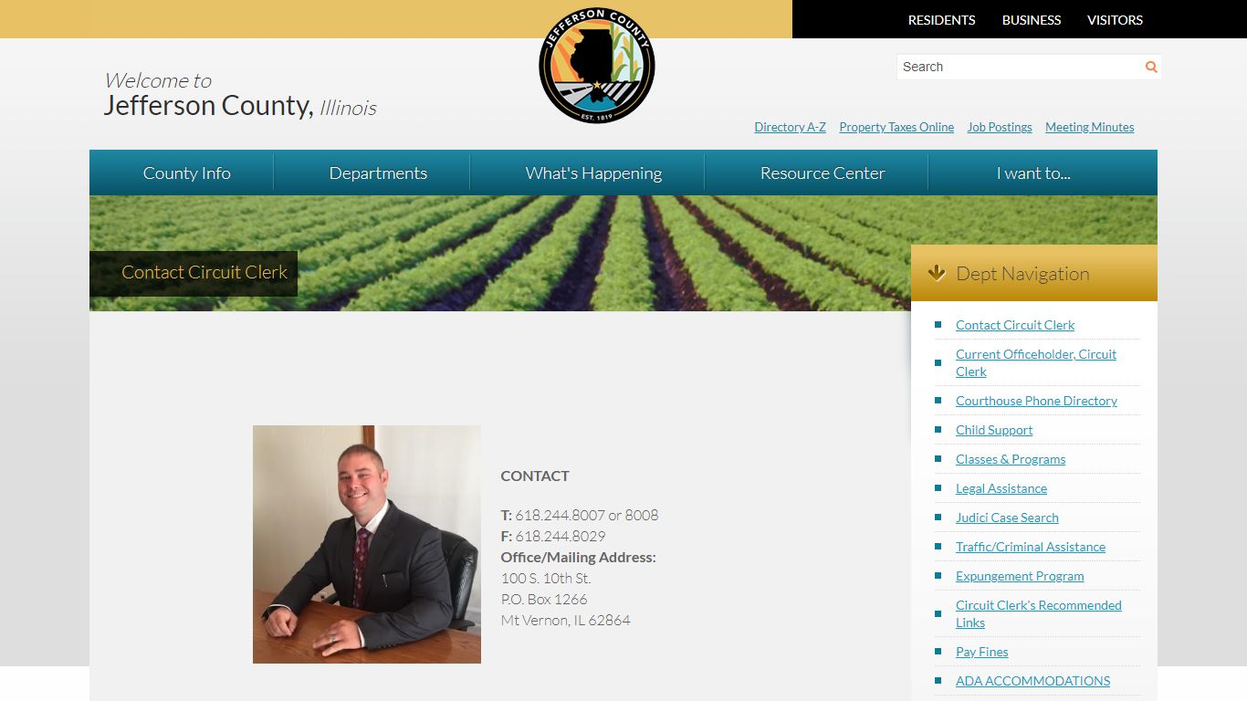 Contact Circuit Clerk | Jefferson County, Illinois